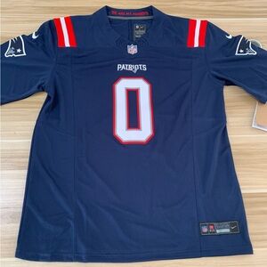 🖤Christian Gonzalez Navy Vapor Stitched Jersey